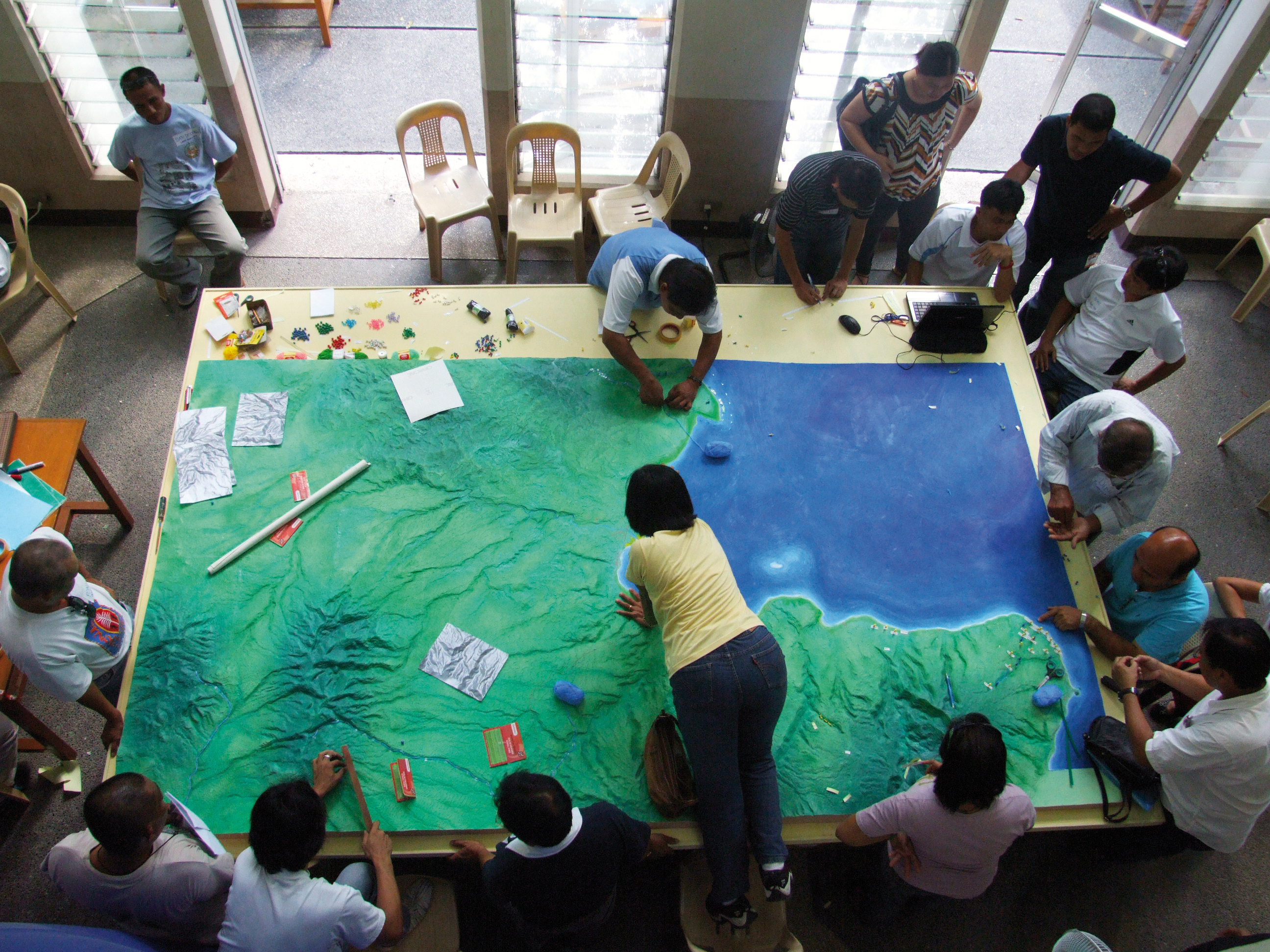 Disaster Risk Reduction exercise in the Philippines