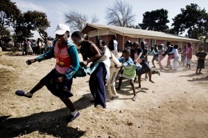 Child support group in Zimbabwe