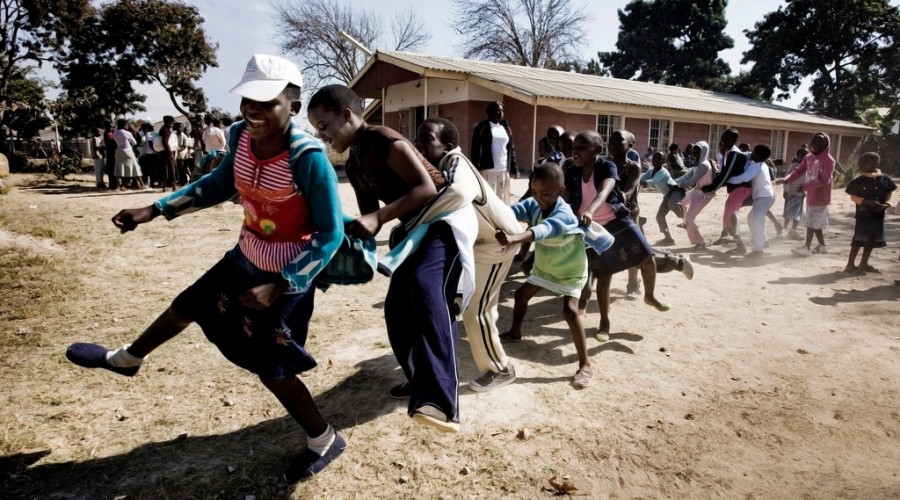 Child support group in Zimbabwe