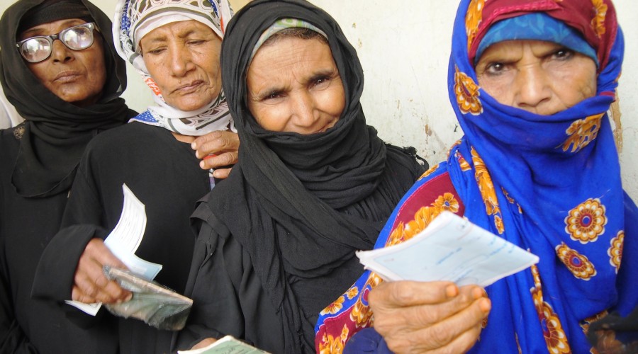 Cash transfer programme in Yemen