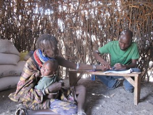 An emergency cash transfer programme run by Oxfam in Turkana, Kenya