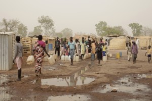 Maduany transition camp on the outskirts of Aweil town, South Sudan