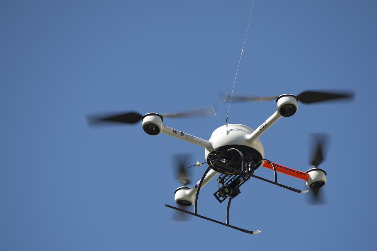 UNITAR humanitarian reconnaissance drone