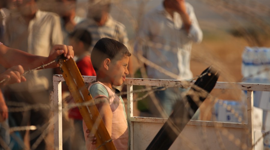 Delivering aid on the SyriaTurkey border