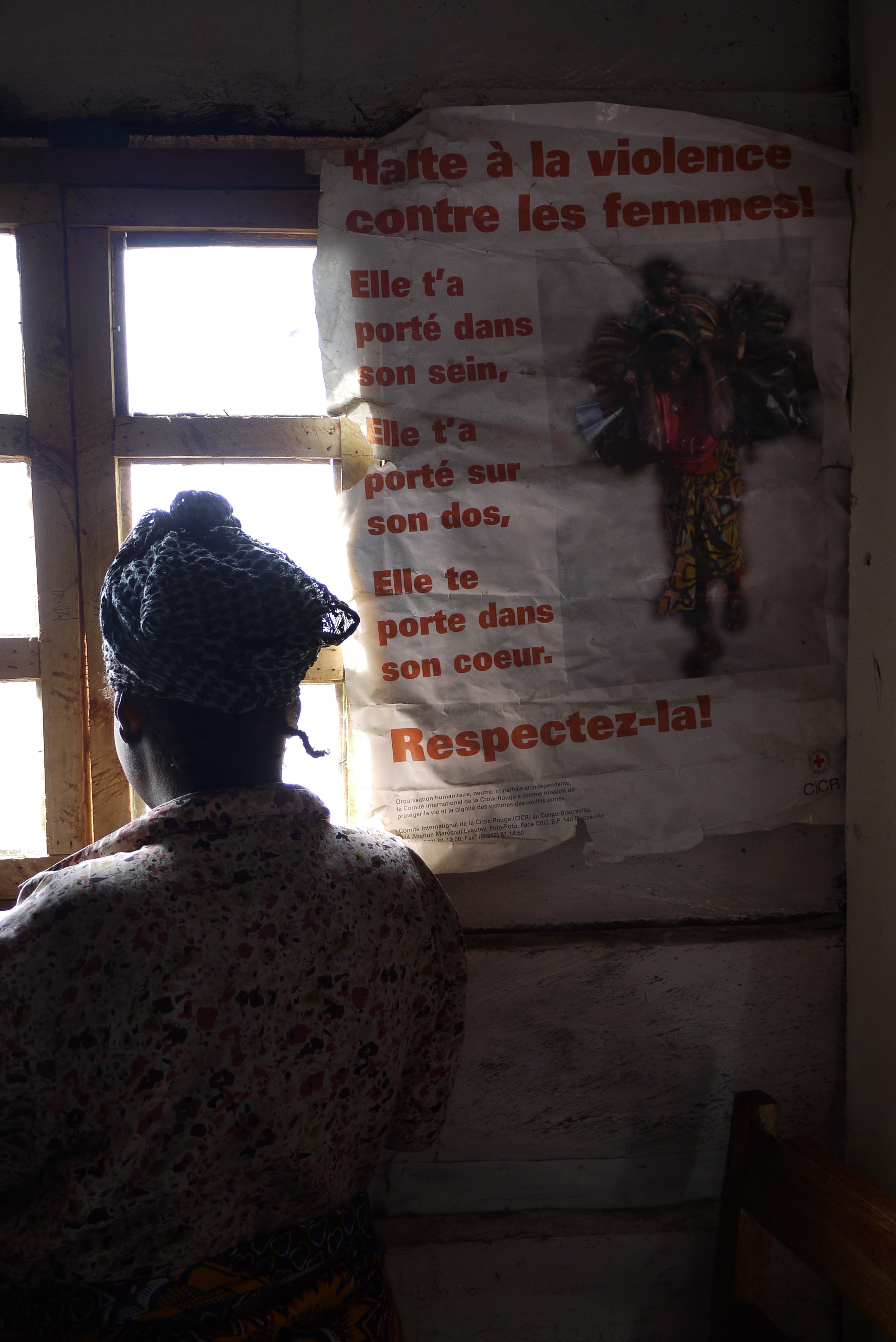 A maison découte run by the DRC Red Cross in Minova, which shelters victims of violence, including sexual violence, and offers them psychosocial support and medical referrals