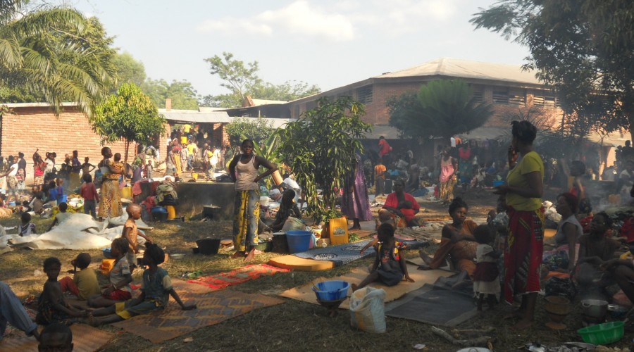 Humanitarian needs assessments are carried out in Boy Rabe IDP camp