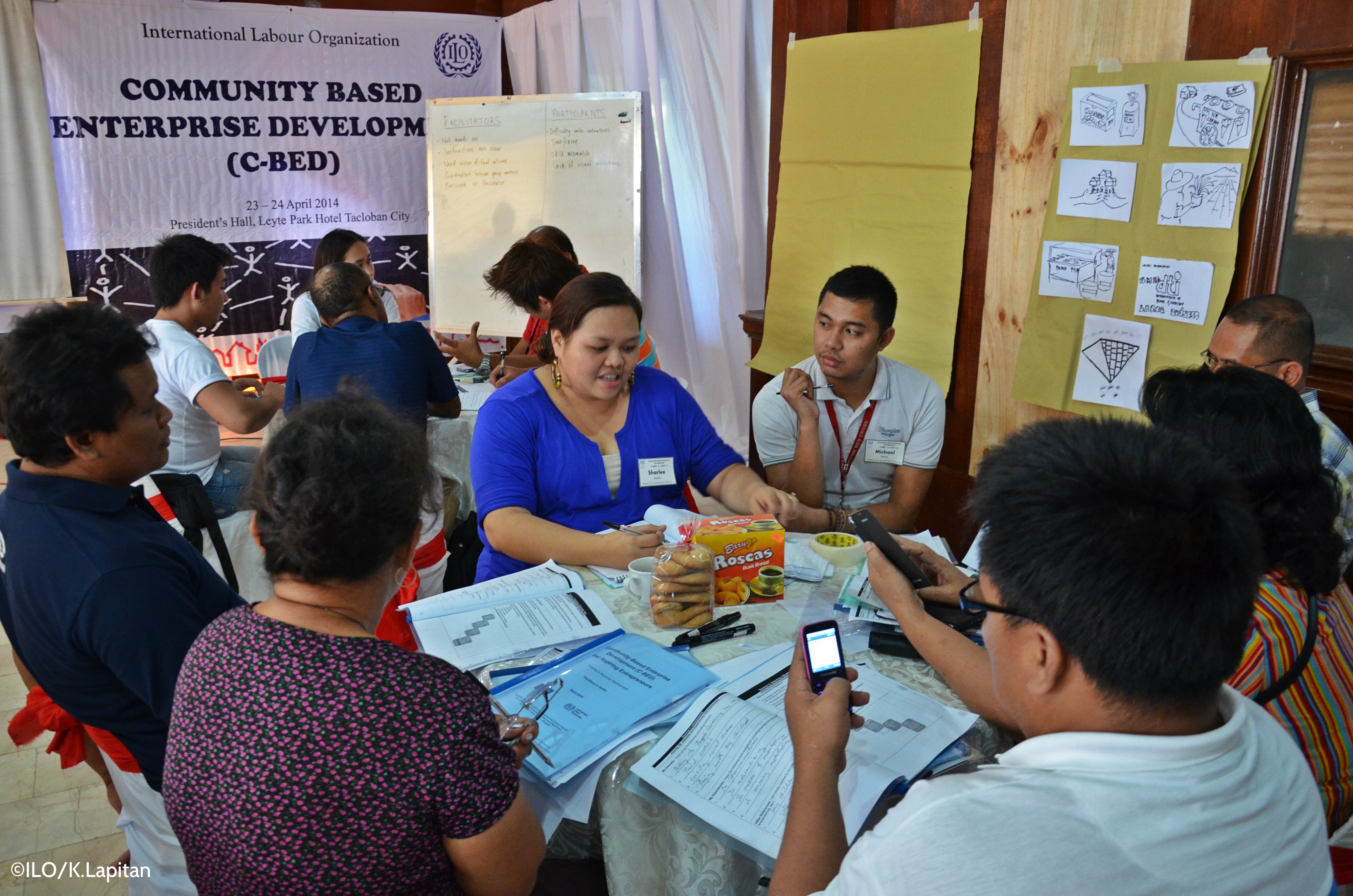 Conference with business owners, vendors and entrepreneurs in Tacloban, May 2014