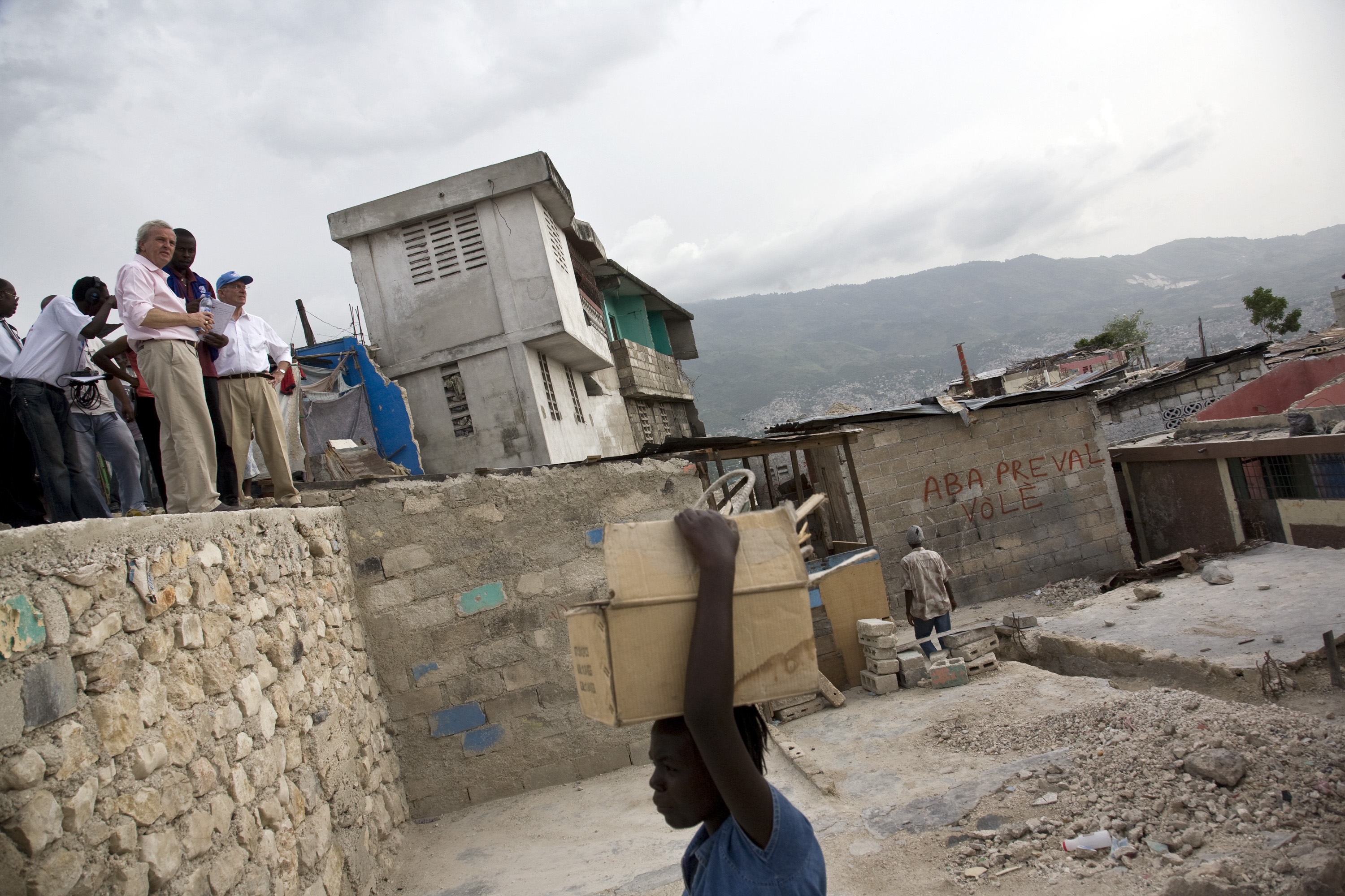 John Holmes visits Port-au-Prince 6 months after the earthquake