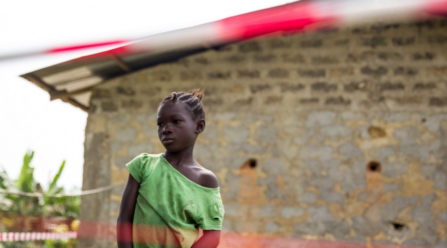A girl in Paynesville, Liberia