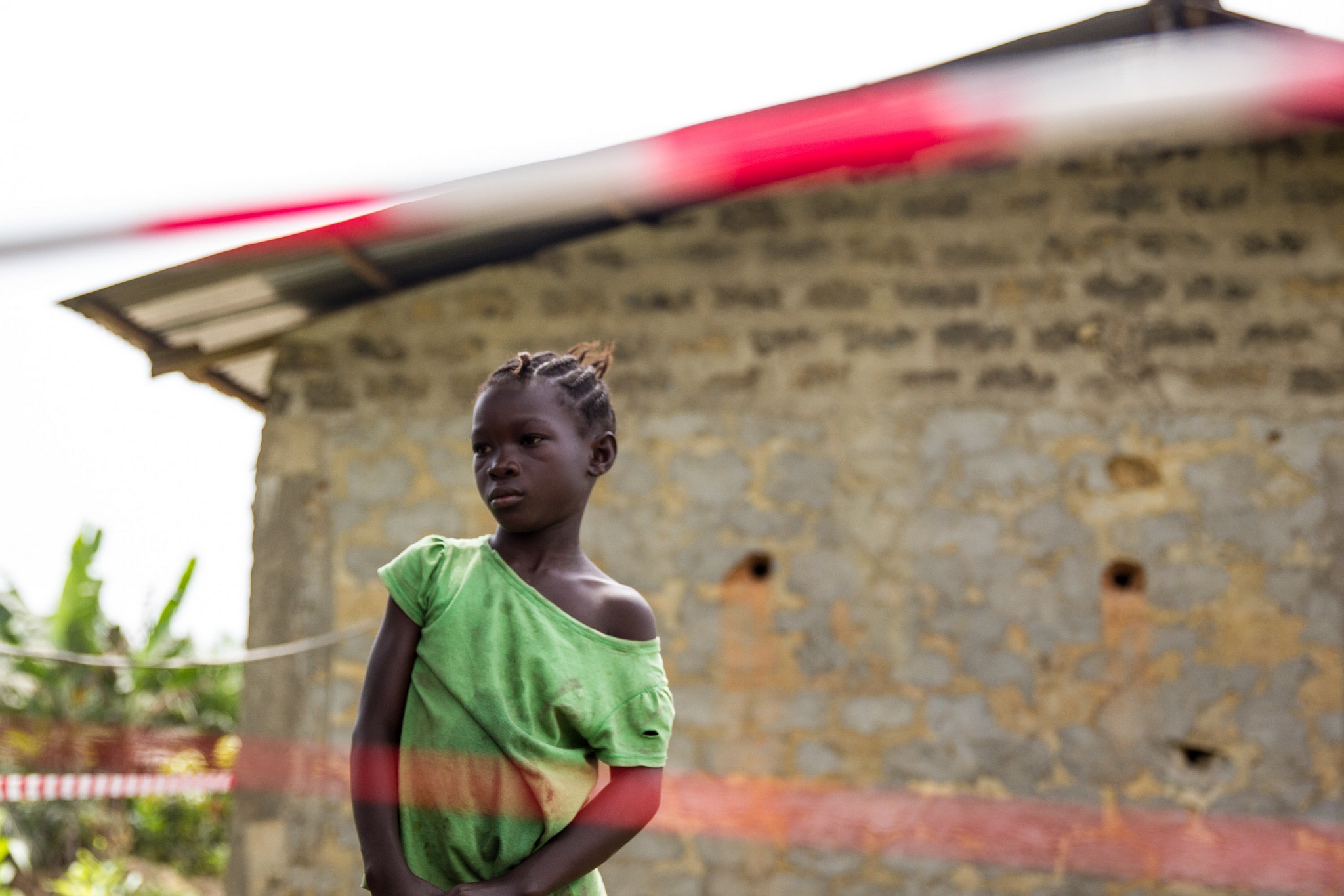 A girl in Paynesville, Liberia