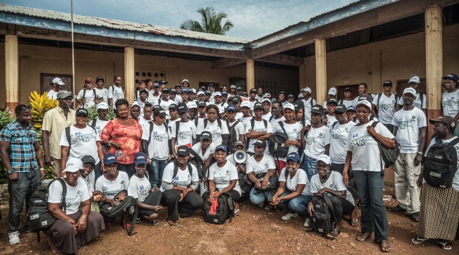 Oxfam Community Health Workers in Freetown, Sierra Leone
