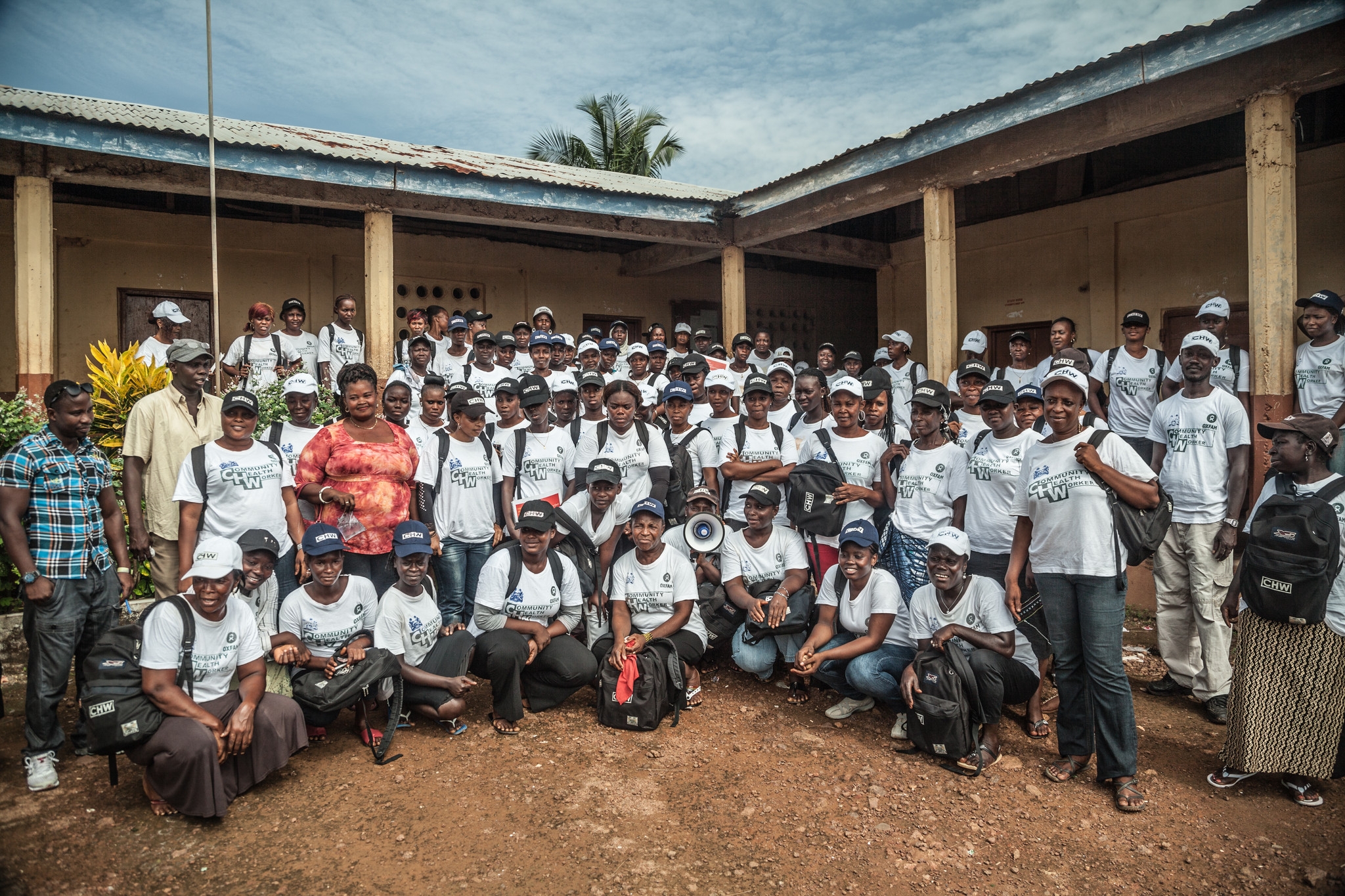Oxfam Community Health Workers in Freetown, Sierra Leone
