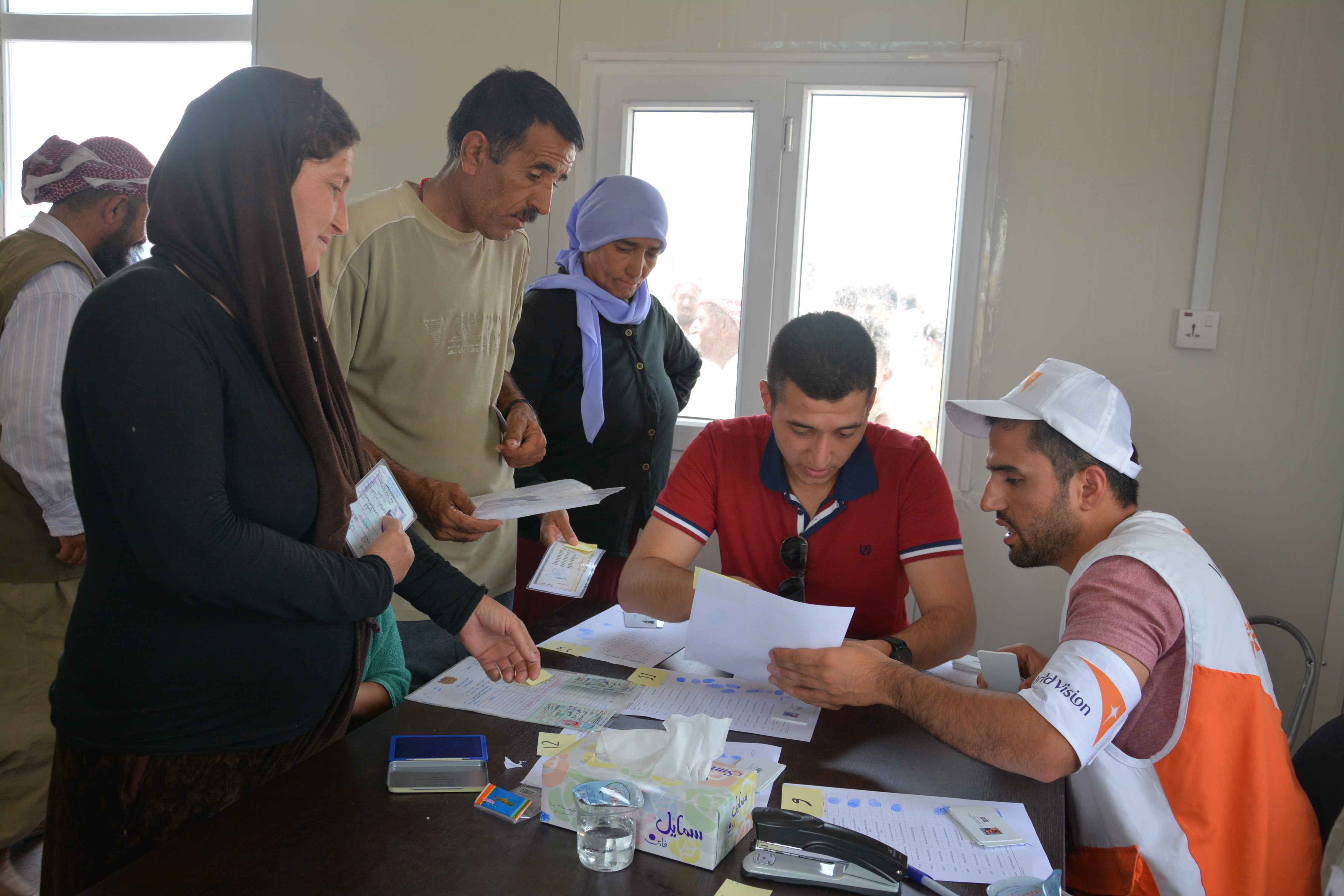 Registration of displaced people in Duhok, Kurdistan using LMMS