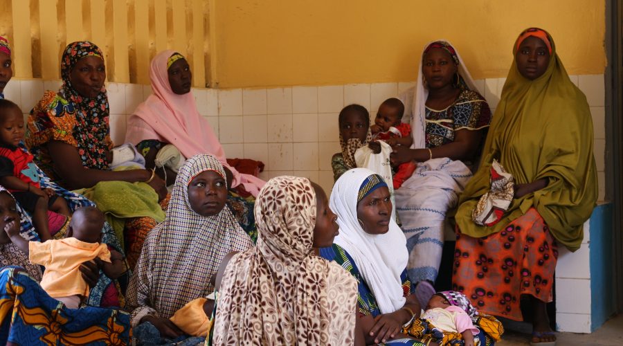 A health centre providing care to refugees in Bosso, Niger.
