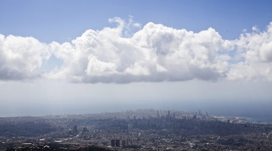 A view of Beirut, Lebanon, home to 300,000 Syrian refugees.