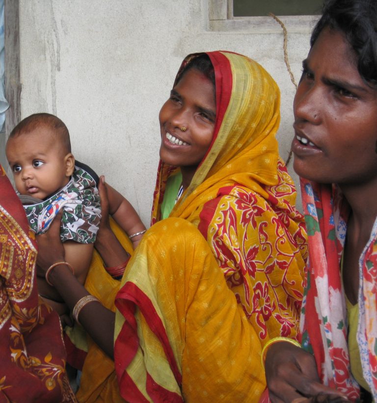 Women at a lactating and pregnant mothers’ group meeting in Saptari district, Nepal.