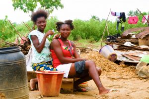 Adolescent girls in Harper, Liberia.